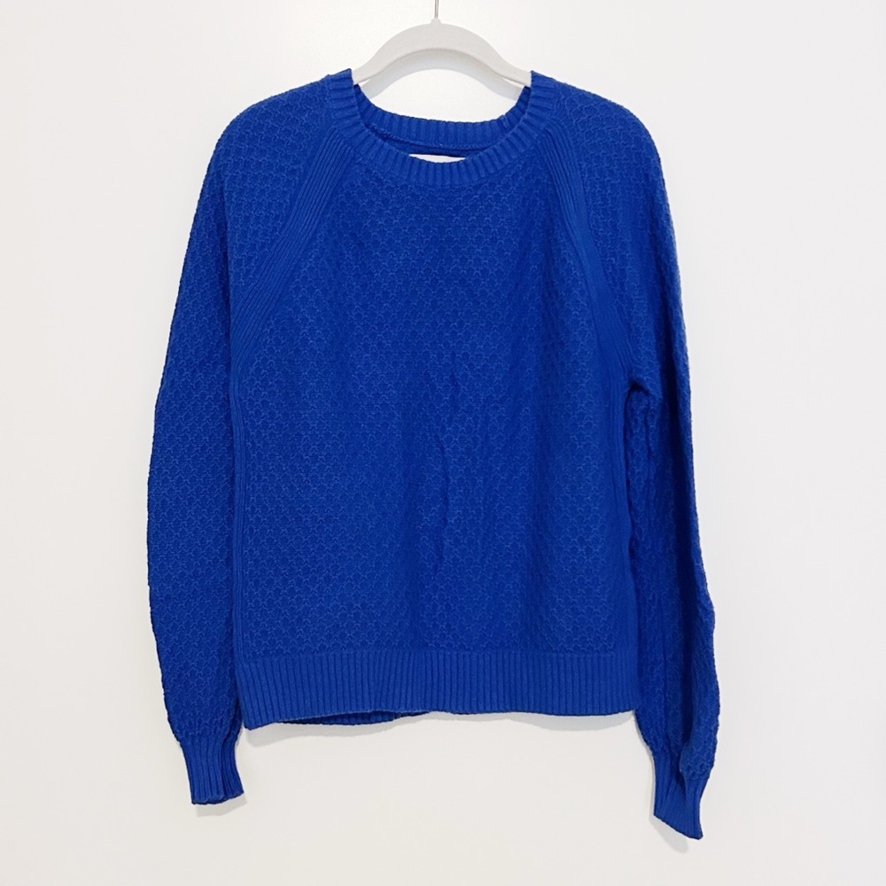 LOFT Textured Crewneck Sweater - Picture 2 of 4